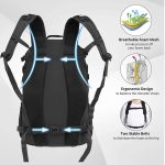 Jueachy Tactical Backpack for Men Hiking Day Pack Molle Military Rucksack Waterproof 30L EDC Bag with USA Flag Patch - Image 5